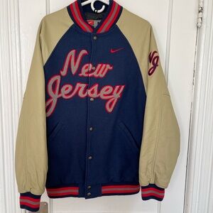 Vintage Nike New Jersey Nets Varsity Jacket